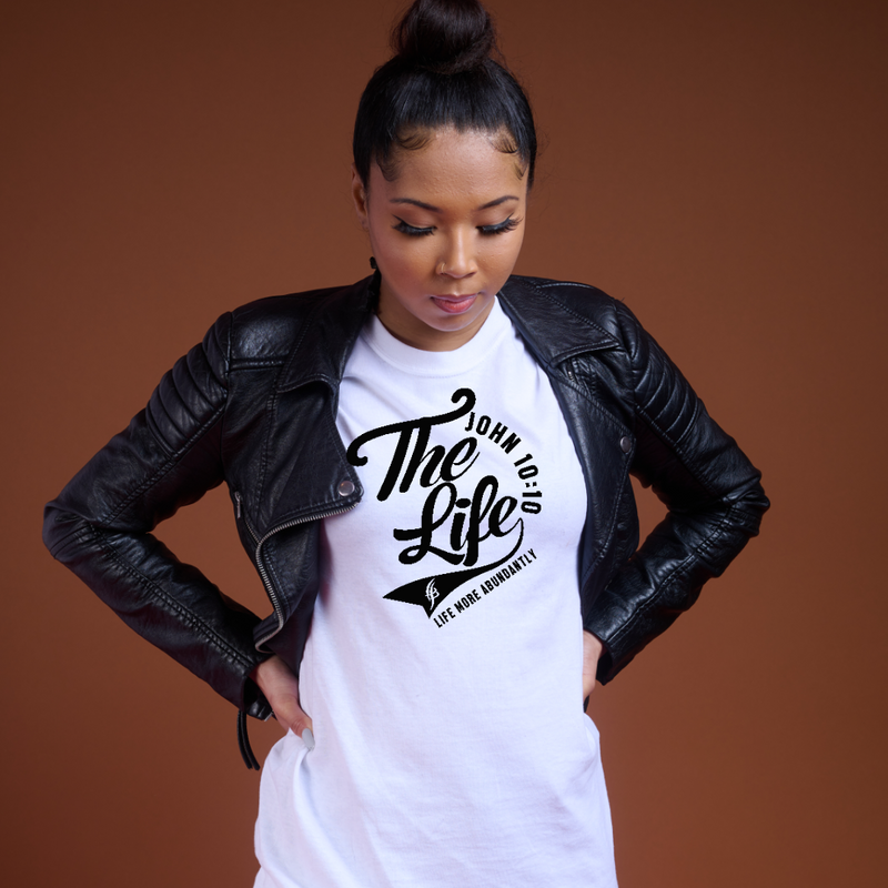 The Life (white) UniSex Tee